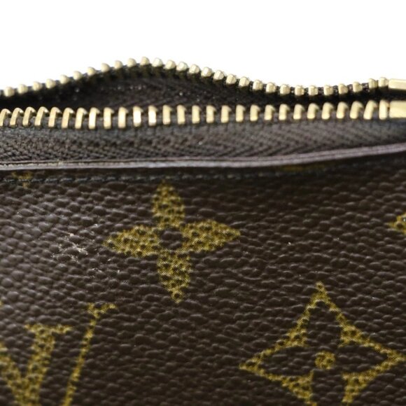 Louis Vuitton Monogram Coin Holder Key Pouch Pochette - Brown - Picture 14 of 16